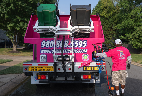 Curbside Trash Can Cleaning Service